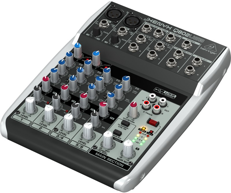 Behringer XENYX Q802USB mikser audio z interfejsem USB
